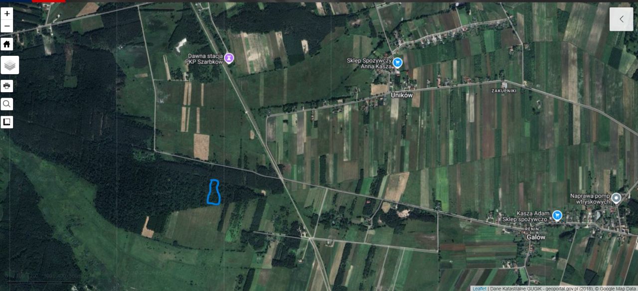 Działka leśna Uników Zator. Zdjęcie 2