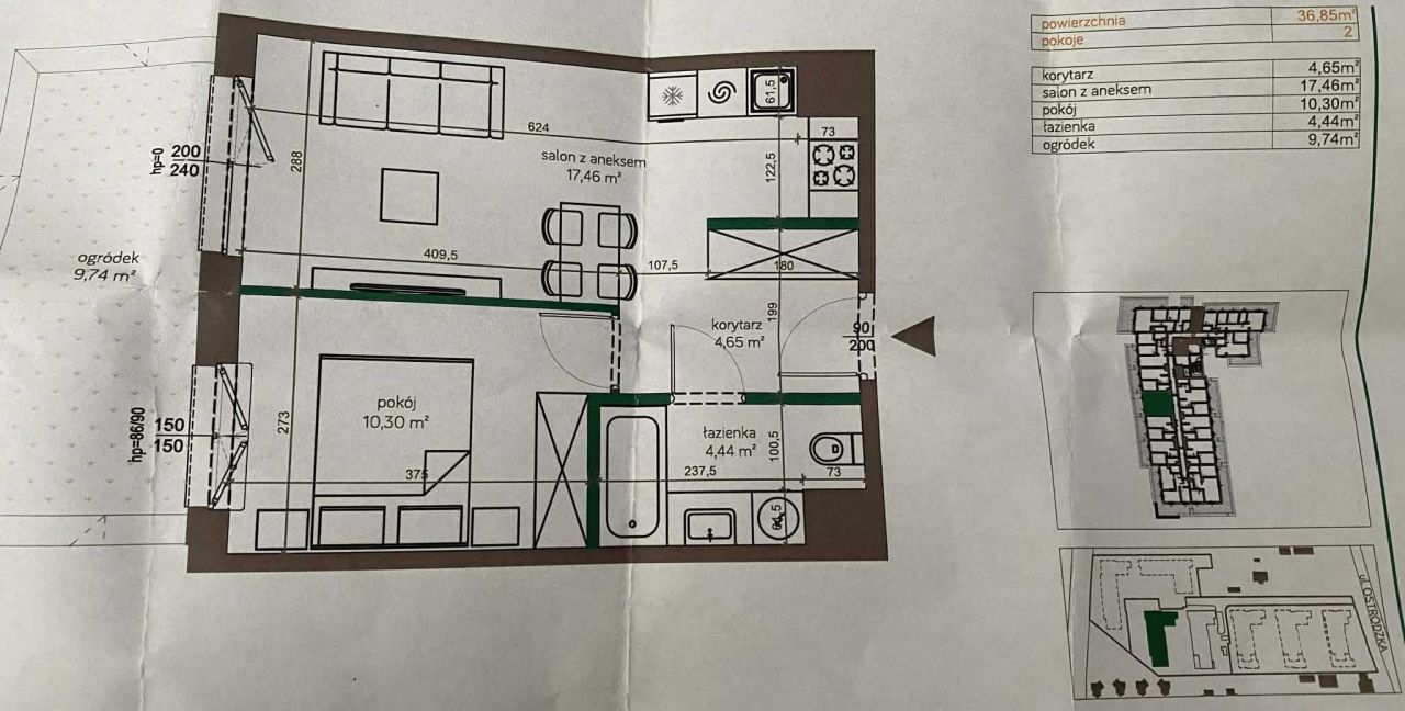 Mieszkanie 2-pokojowe Warszawa Białołęka, ul. Ostródzka. Zdjęcie 9