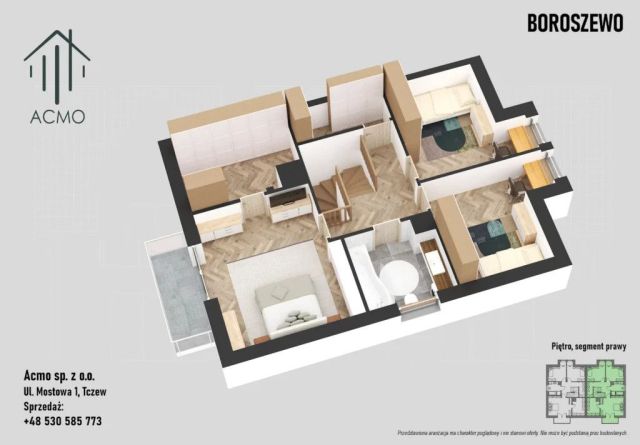 bliźniak, 4 pokoje Boroszewo. Zdjęcie 7