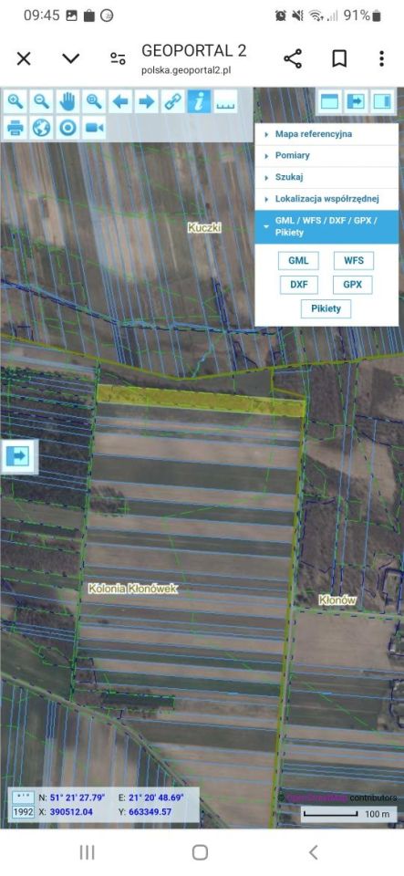 Działka Kłonów Kłonów-Borowiec. Zdjęcie 1