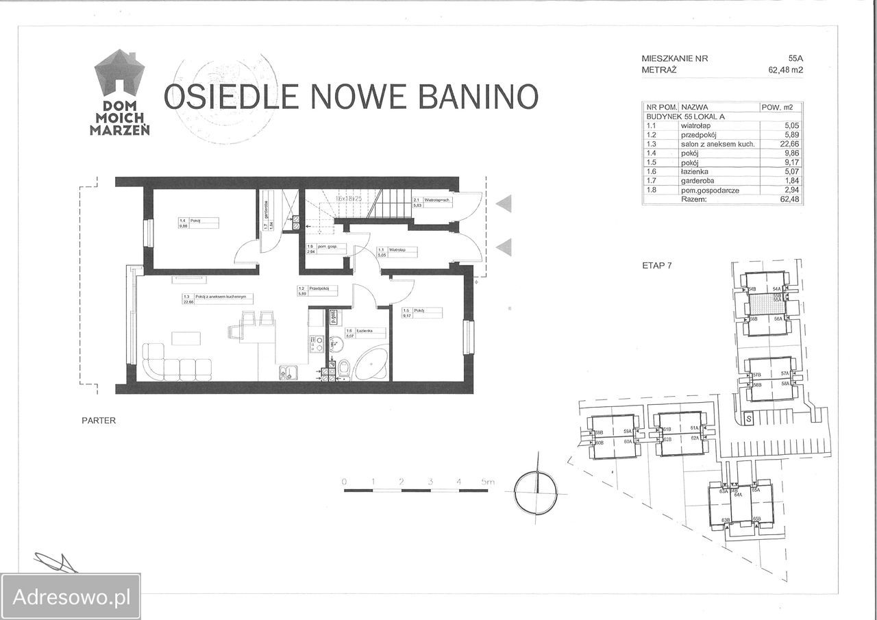 Mieszkanie 3-pokojowe Banino. Zdjęcie 5