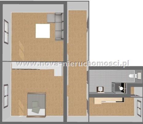 Mieszkanie 2-pokojowe Rybnik Śródmieście, ul. Jadwigi i Feliksa Białych. Zdjęcie 7