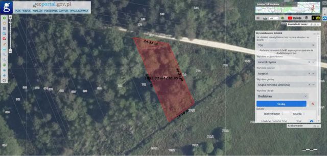 Działka leśna Budzisław. Zdjęcie 1