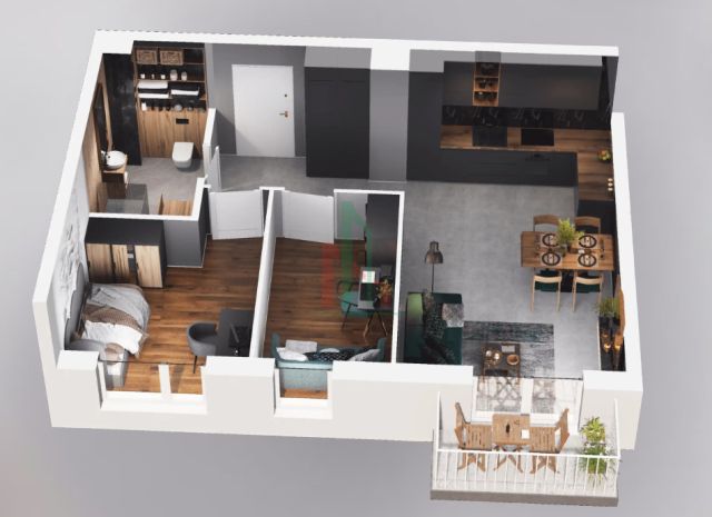 Mieszkanie 2-pokojowe Rokitki. Zdjęcie 18