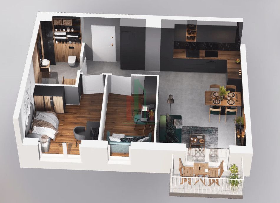 Mieszkanie 2-pokojowe Rokitki. Zdjęcie 14