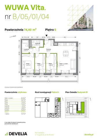 Mieszkanie 4-pokojowe Wrocław Żerniki, ul. Tadeusza Brzozy. Zdjęcie 6