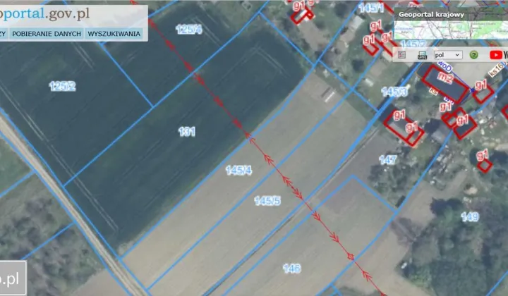 Działka siedliskowa Kłęby