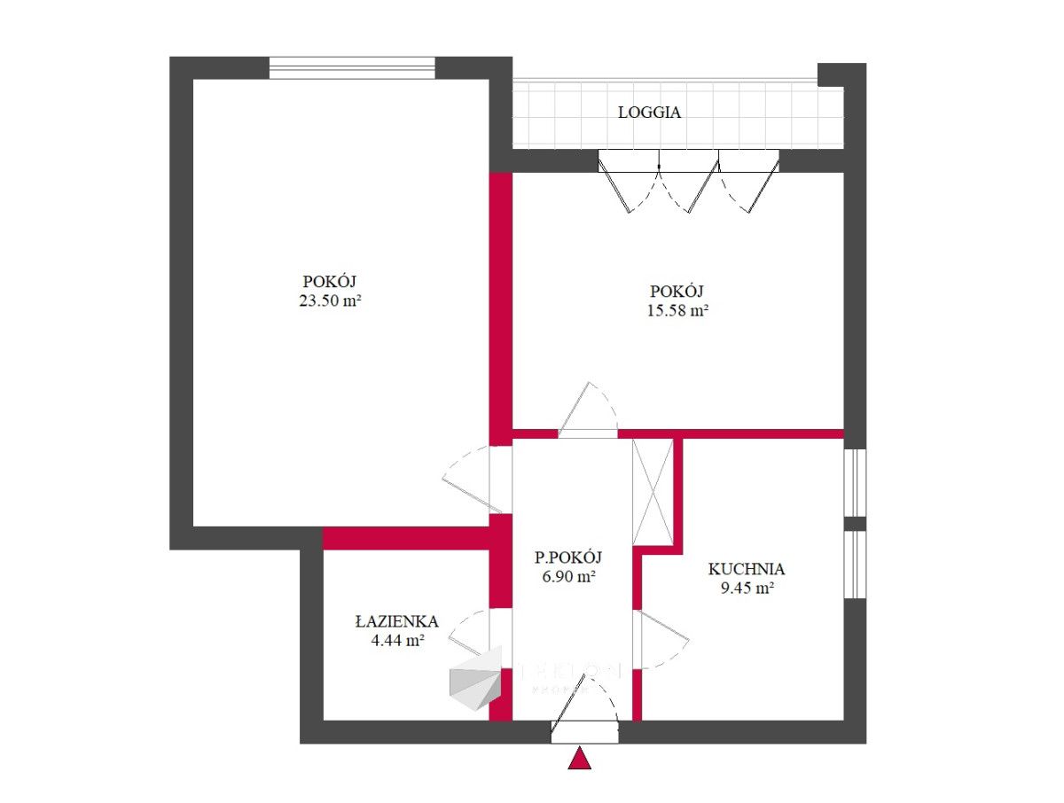 Mieszkanie 2-pokojowe Wrocław Borek, ul. Wielka. Zdjęcie 16