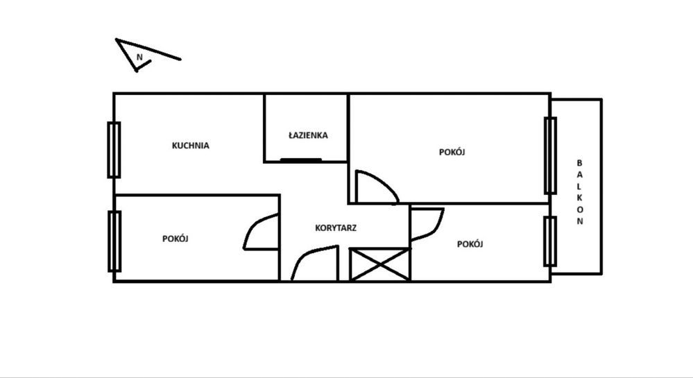 Mieszkanie 3-pokojowe Poznań Rataje, ul. Pawia. Zdjęcie 7