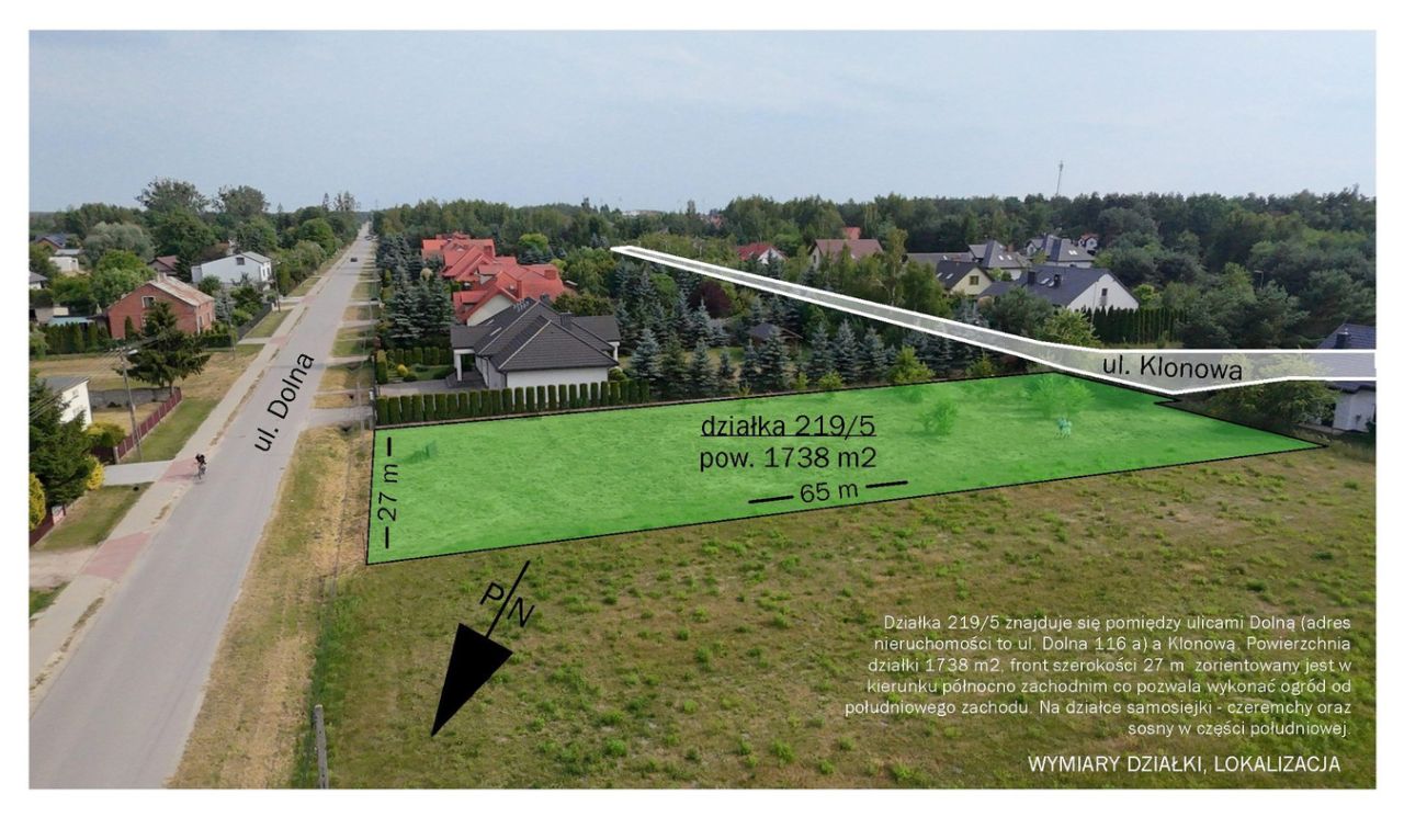 Działka budowlana Bukowiec Bukowiec Dolny, ul. Dolna. Zdjęcie 4