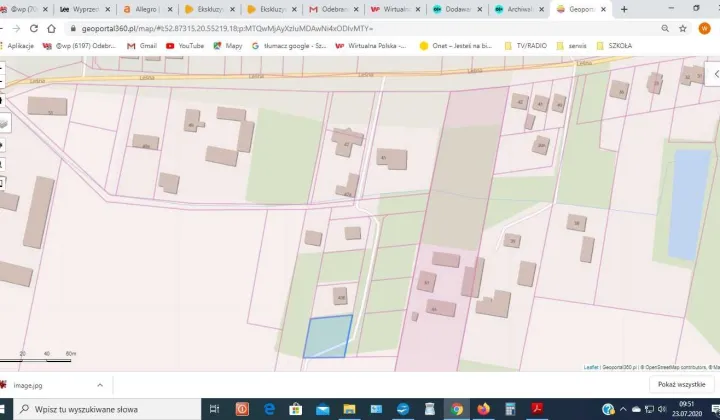 Działka budowlana Gąski