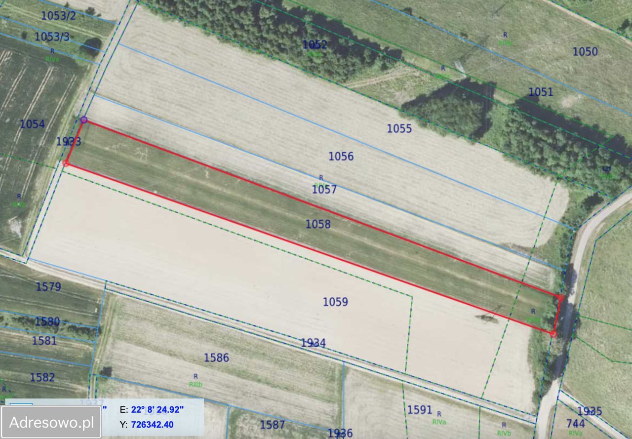 Działka rolna Dydnia