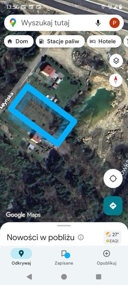 Działka budowlana Parszów, ul. Młyńska