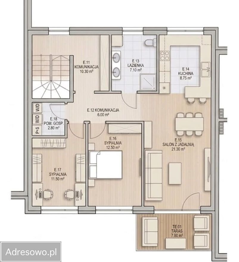 Mieszkanie 3-pokojowe Tarnowskie Góry Stare Tarnowice, ul. Pyskowicka. Zdjęcie 2