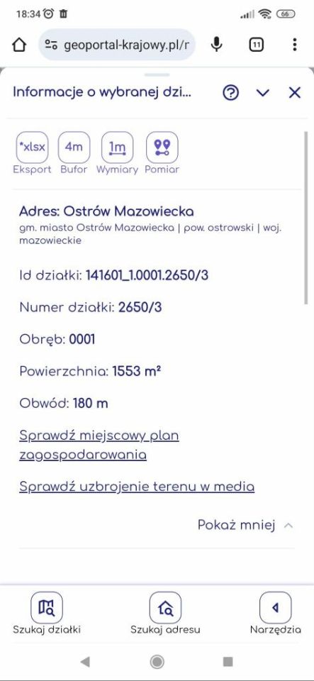Działka budowlana Ostrów Mazowiecka, ul. Warszawska. Zdjęcie 4