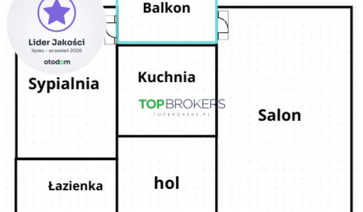 Mieszkanie 2-pokojowe Warszawa Mokotów, ul. Jana III Sobieskiego