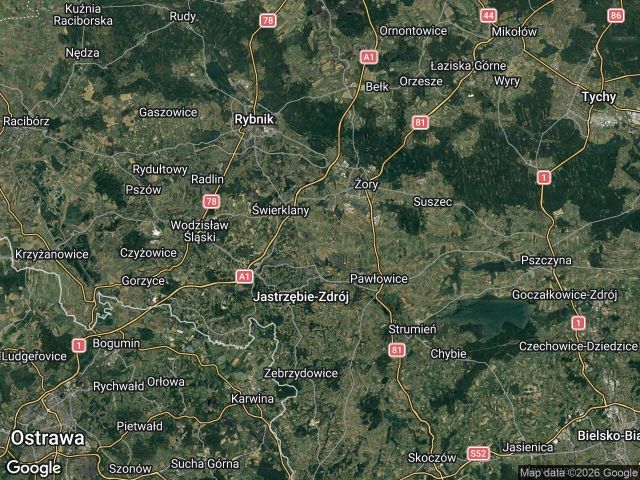 Działka budowlana Jastrzębie-Zdrój Borynia, ul. Powstańców Śląskich. Zdjęcie 1