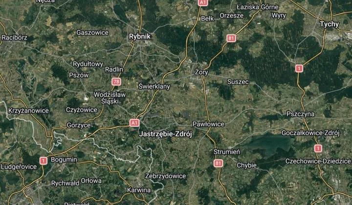 Działka budowlana Jastrzębie-Zdrój Borynia, ul. Powstańców Śląskich