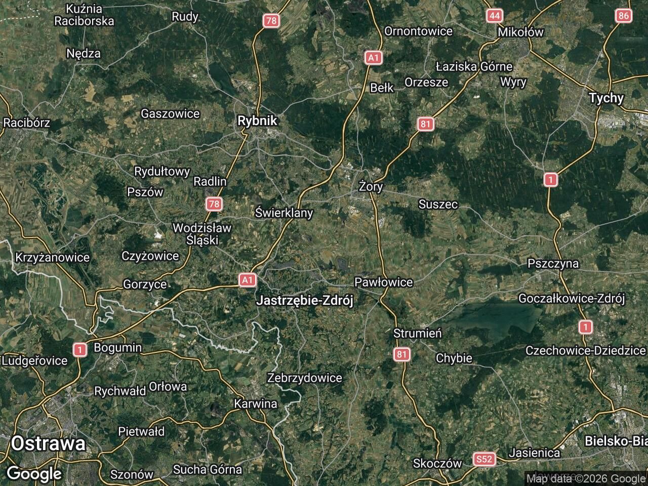 Działka budowlana Jastrzębie-Zdrój Borynia, ul. Powstańców Śląskich. Zdjęcie 1