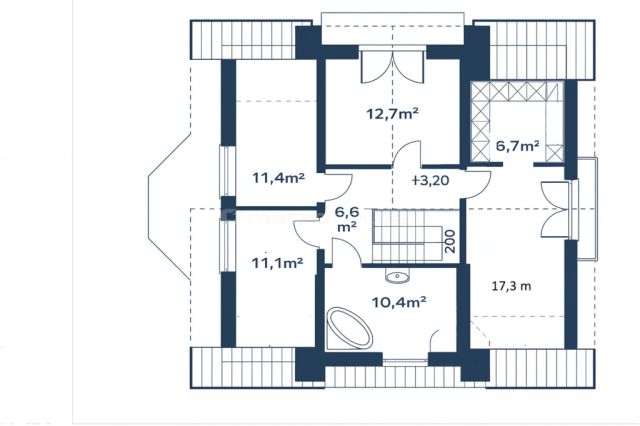 dom wolnostojący, 5 pokoi Stare Załubice. Zdjęcie 16