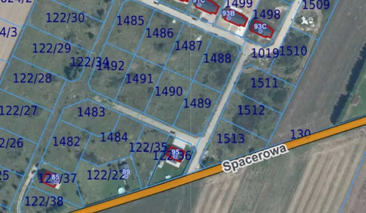 Działka budowlana Charzyno, ul. Spacerowa