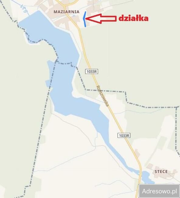 Działka rekreacyjna Wilcza Wola, ul. Rzeszowska