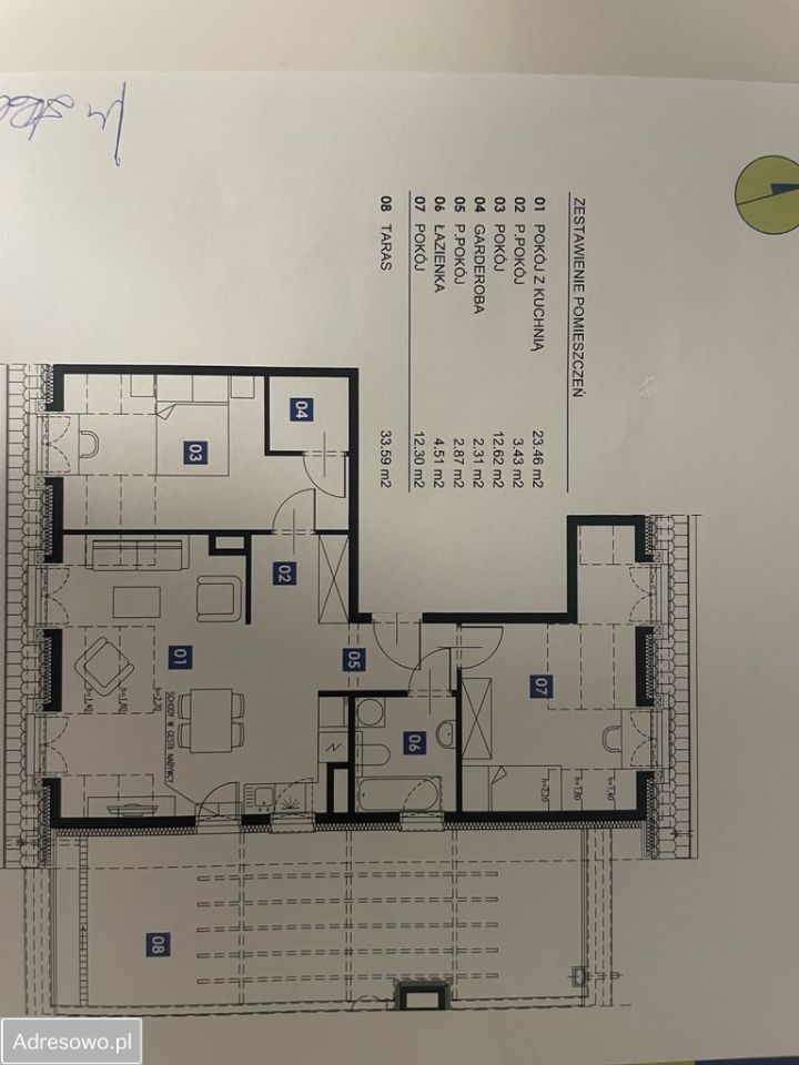 Mieszkanie 4-pokojowe Kraków Bronowice, ul. Starego Dębu. Zdjęcie 4