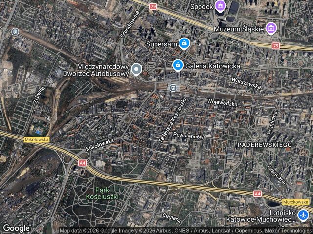 Mieszkanie 3-pokojowe Katowice Śródmieście, ul. Żwirki i Wigury. Zdjęcie 1