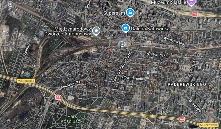 Mieszkanie 3-pokojowe Katowice Śródmieście, ul. Żwirki i Wigury