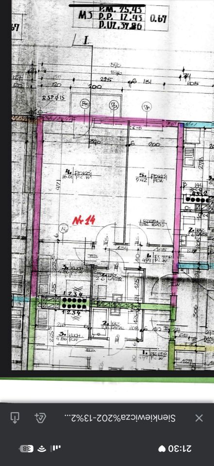 Mieszkanie 2-pokojowe Mława, ul. Henryka Sienkiewicza. Zdjęcie 6