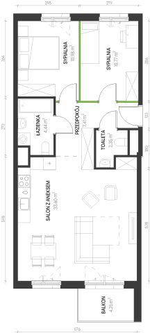 Mieszkanie 3-pokojowe Wrocław Maślice, ul. Augustowska. Zdjęcie 6