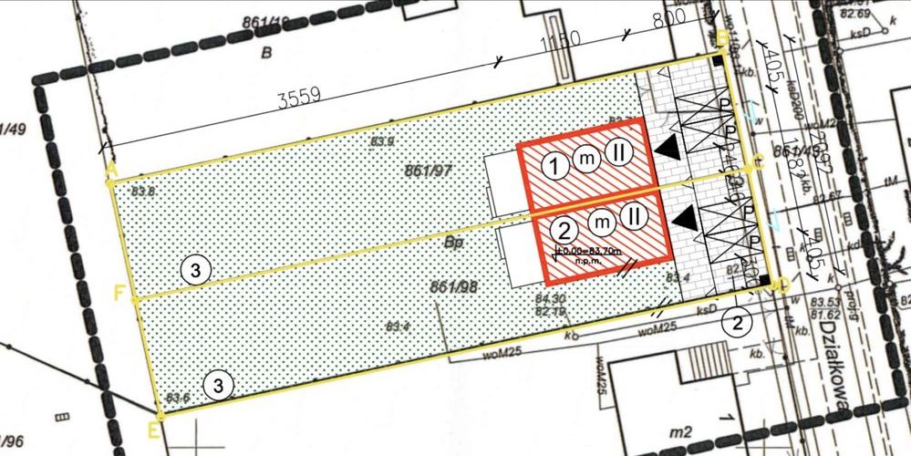 Działka budowlana Jerka, ul. Działkowa. Zdjęcie 2