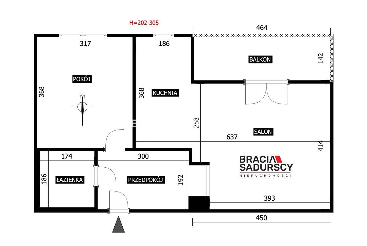 Mieszkanie 2-pokojowe Kraków Kliny, ul. Borkowska. Zdjęcie 3
