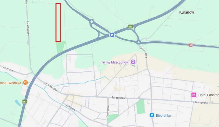 Działka inwestycyjna Mszczonów