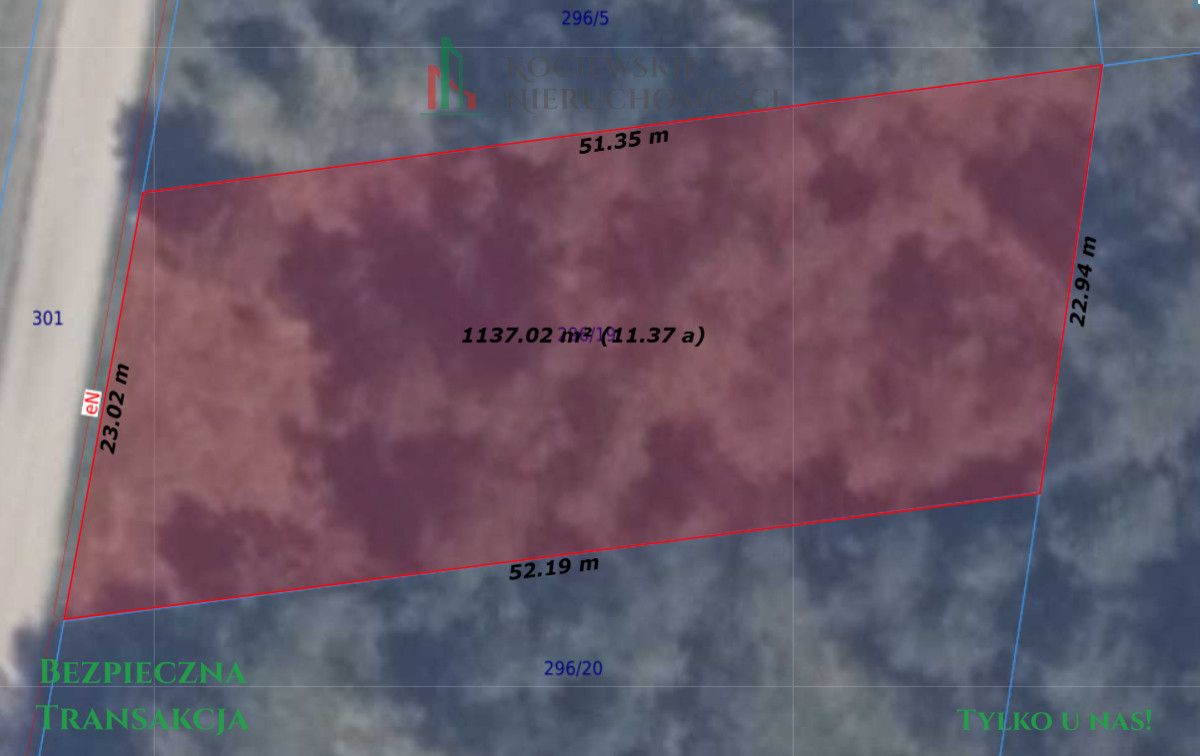 Działka budowlana Stara Kiszewa. Zdjęcie 3