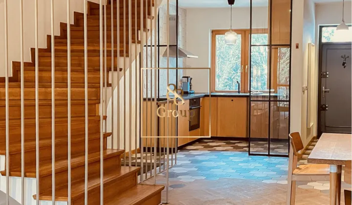 dom szeregowy, 5 pokoi Warszawa Saska Kępa, ul. Berneńska