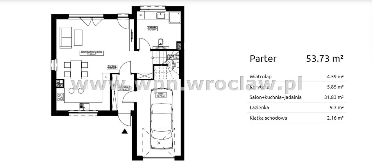 bliźniak, 5 pokoi Wrocław. Zdjęcie 2