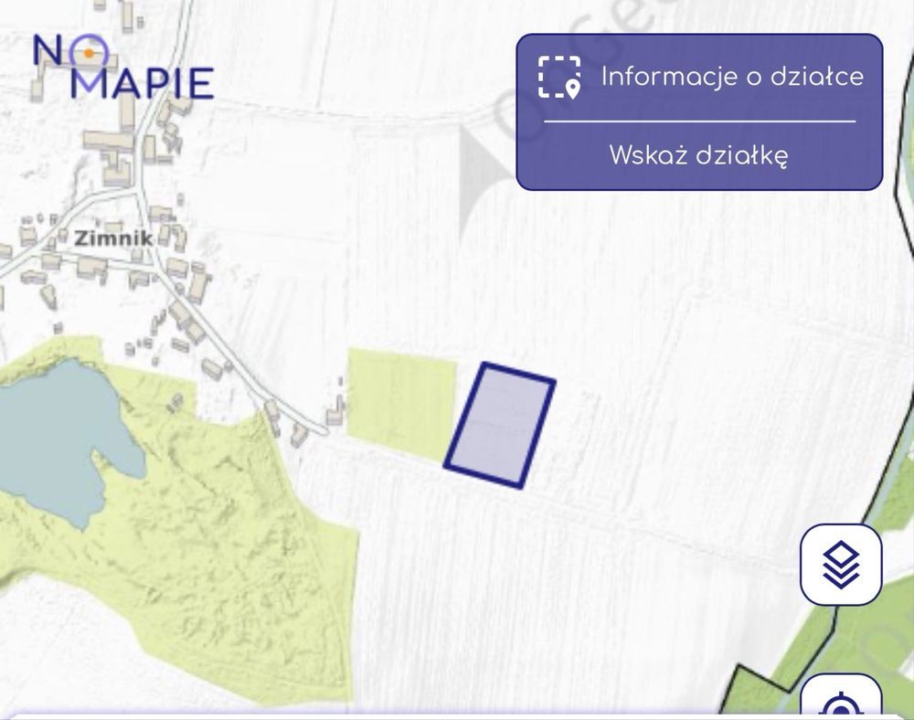 Działka rolna Zimnik. Zdjęcie 1