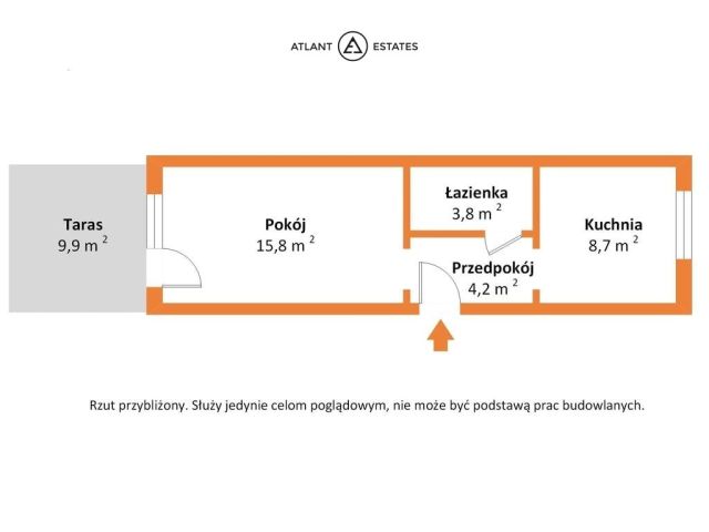 Mieszkanie 1-pokojowe Łódź Widzew, ul. Mariana Cynarskiego. Zdjęcie 11