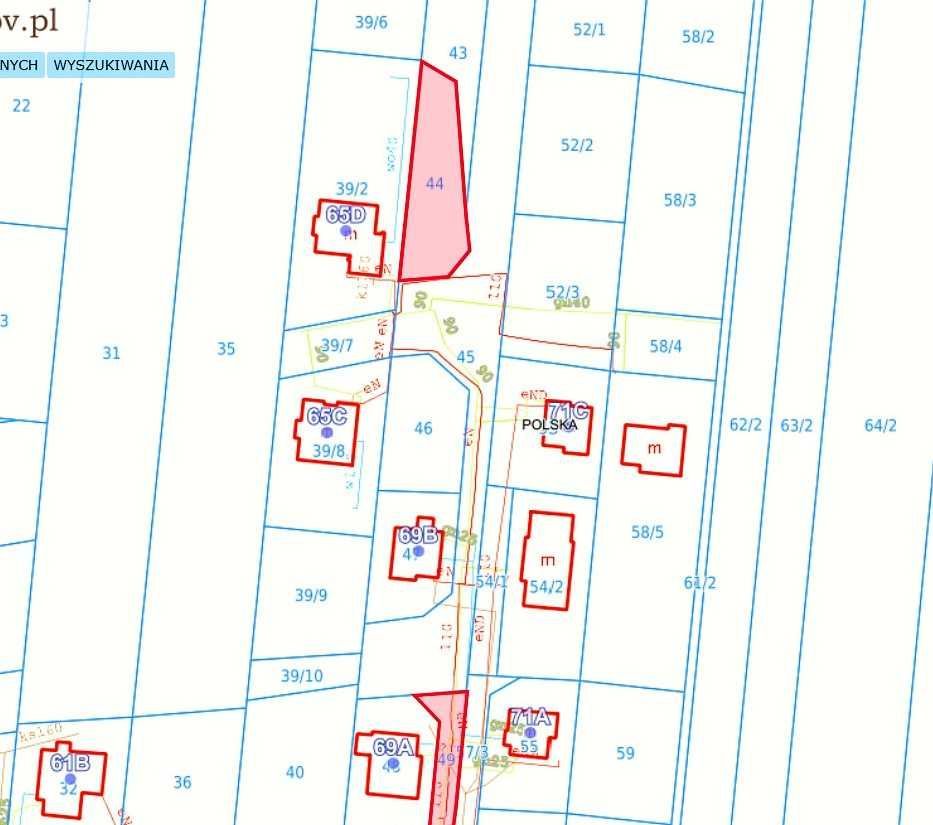 Działka budowlana Kielce Ostra Górka, ul. Helska. Zdjęcie 3