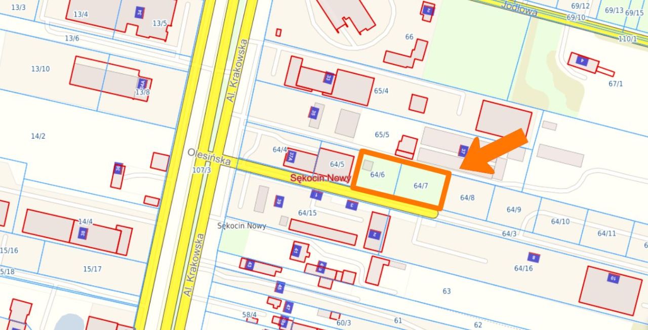 Działka inwestycyjna Sękocin Nowy, ul. Olesińska. Zdjęcie 2