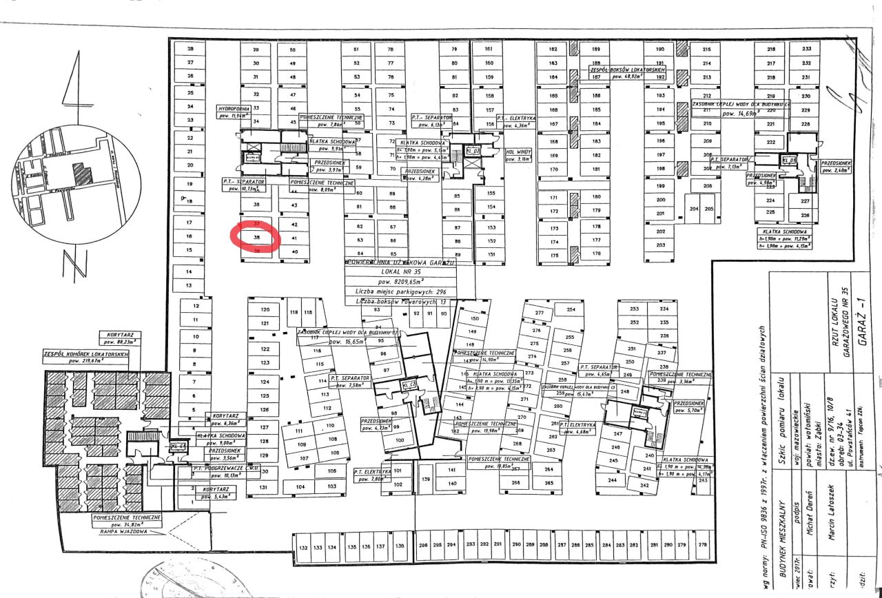 Garaż/miejsce parkingowe Ząbki, ul. Powstańców