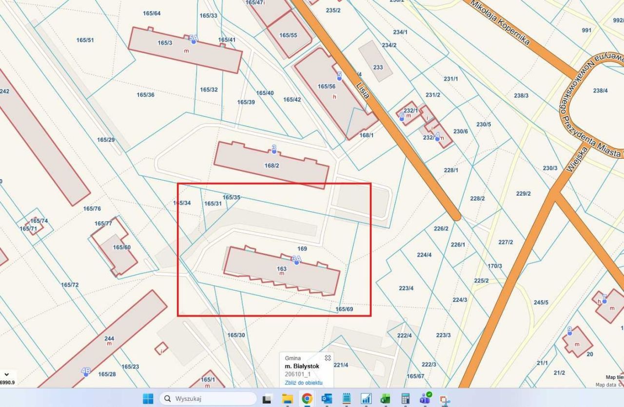 Działka budowlana Białystok, ul. Mikołaja Kopernika