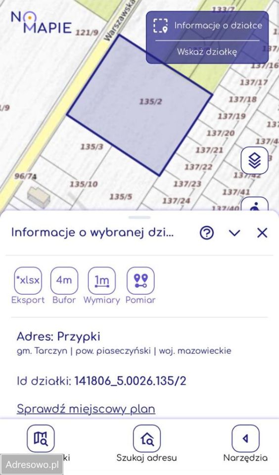 Działka budowlana Przypki, ul. Warszawska. Zdjęcie 2