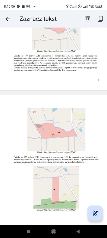 Działka rolna Jesionowo. Zdjęcie 3