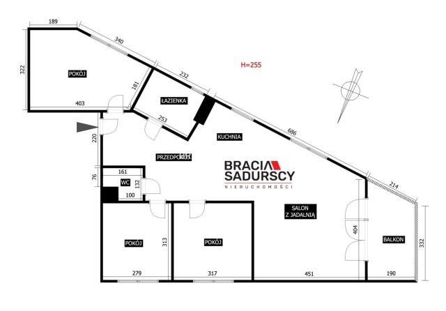 Mieszkanie 4-pokojowe Kraków Prądnik Czerwony, ul. Franciszka Bohomolca. Zdjęcie 3