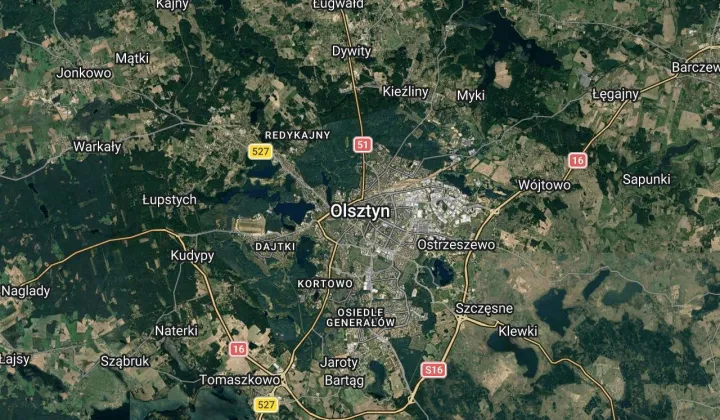 Działka rod Olsztyn