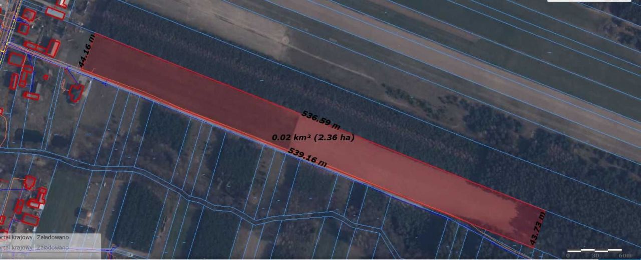 Działka rolno-budowlana Osiek Zamoście. Zdjęcie 3