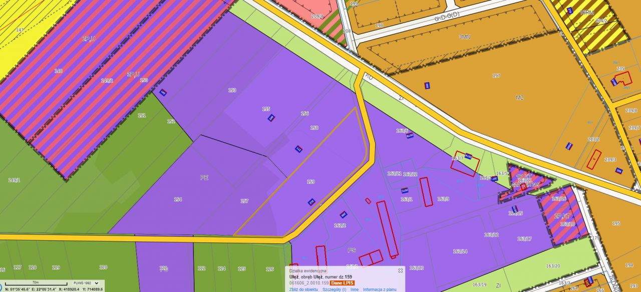 Działka budowlana Ułęż. Zdjęcie 2