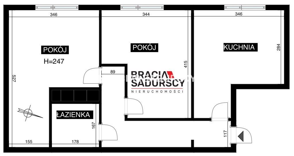 Mieszkanie 2-pokojowe Kraków Podgórze Duchackie, ul. Marii i Bolesława Wysłouchów. Zdjęcie 17